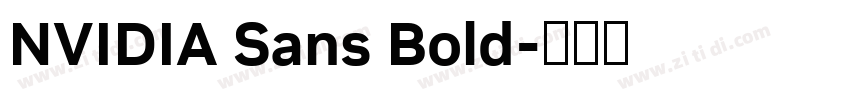 NVIDIA Sans Bold字体转换